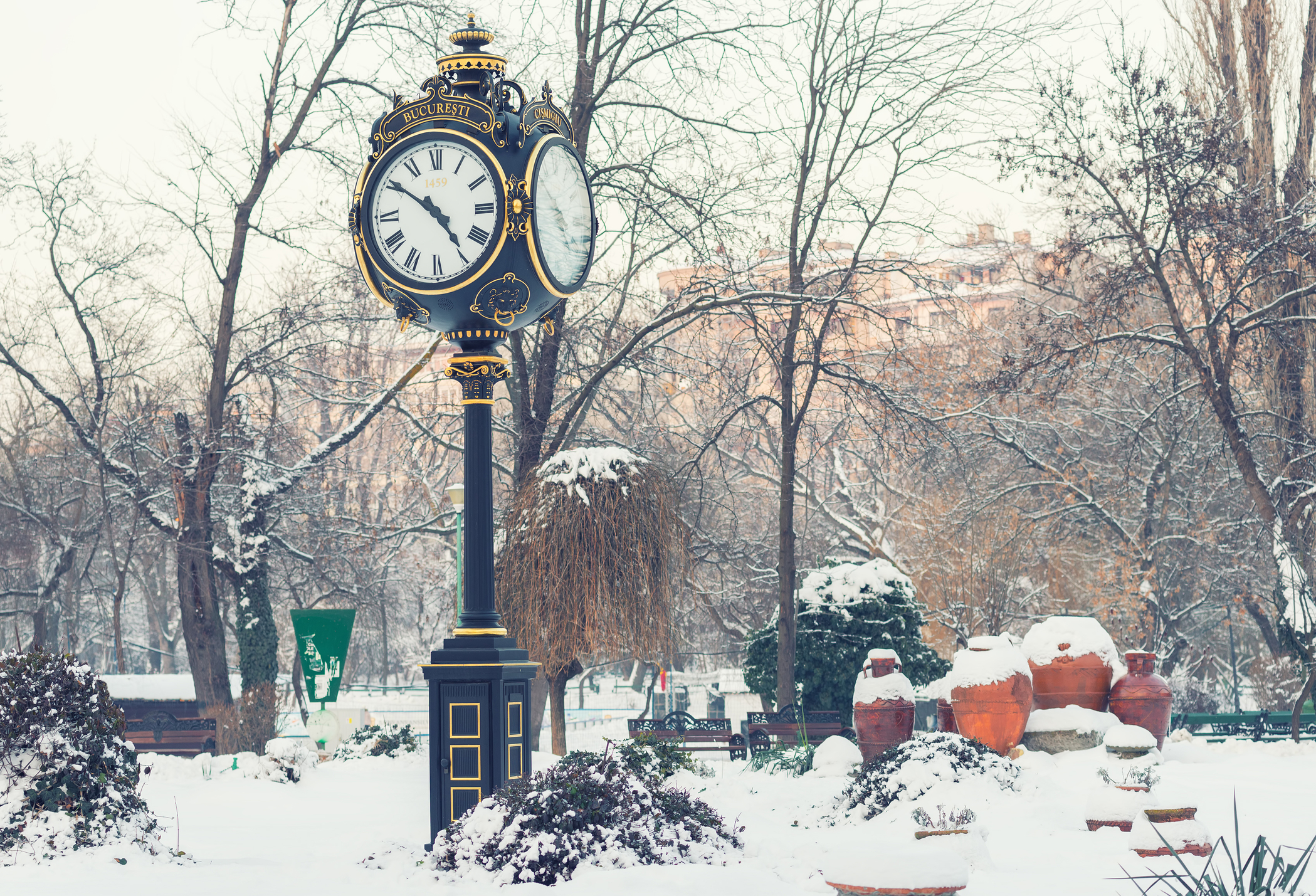 winter bucharest