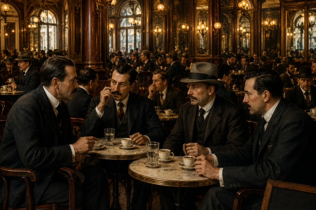 old coffee shops in bucharest